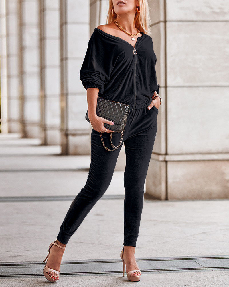 Ensemble Velours Chic Décontracté