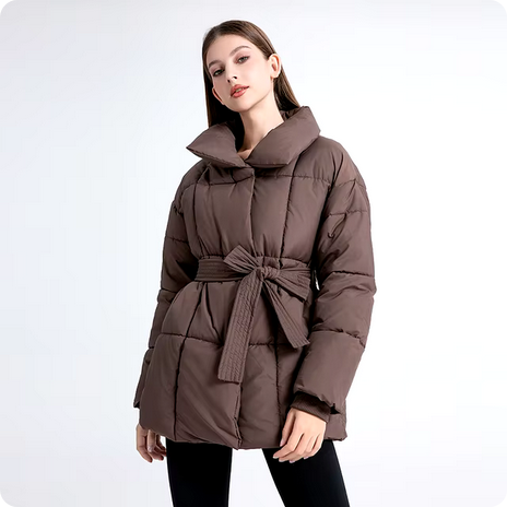 Manteau Douillet Ceinturé